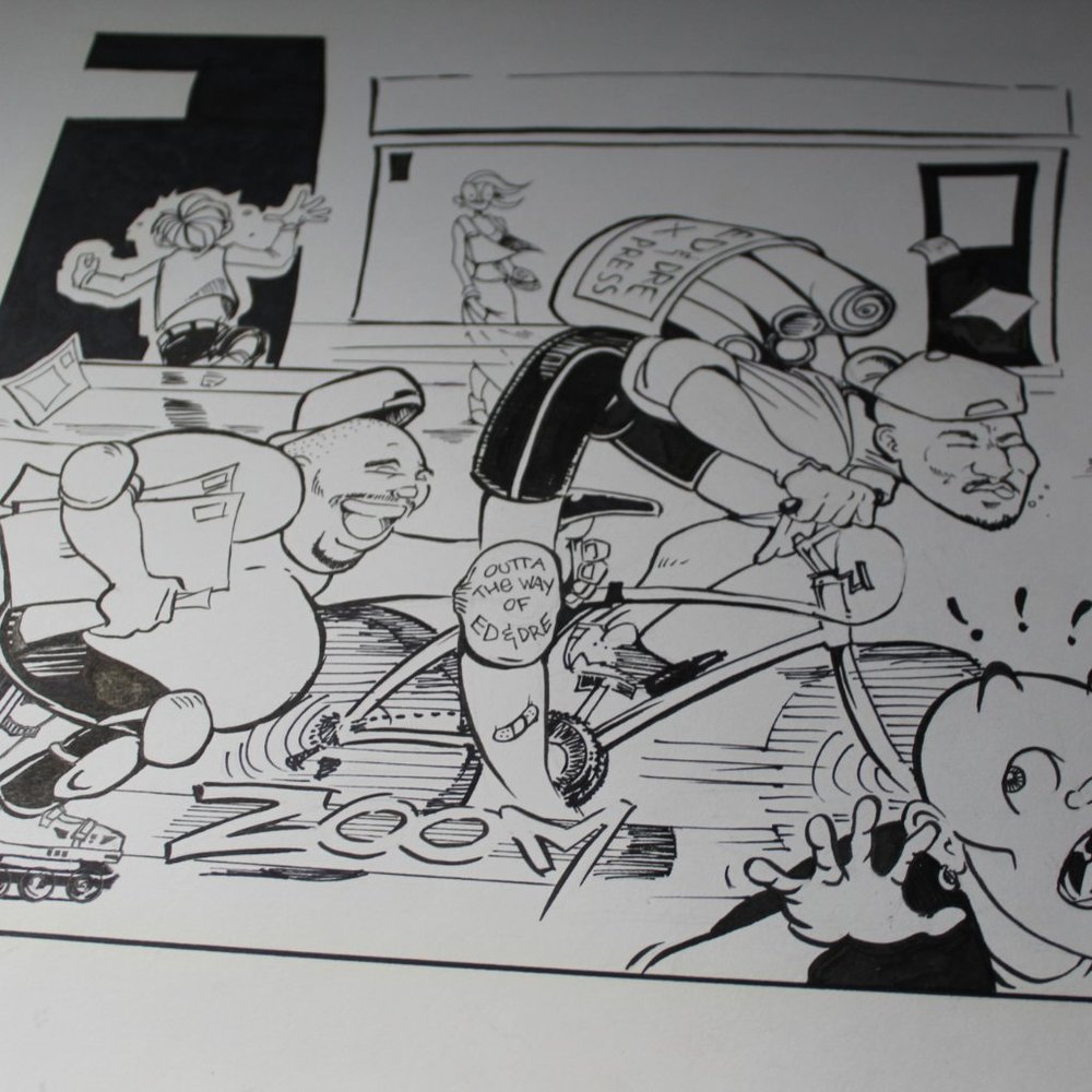 MTV Raps original art